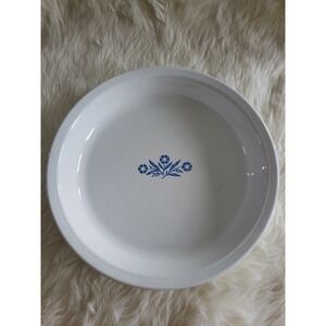 Vintage Corning Ware Blue Cornflower 9" Pie Plate Baking Dish